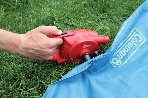 Coleman QuickPump Air Pump for Air Beds & Inflatables, Portable Air Pump with Fast Inflation or Deflation, Battery-Powered/Rechargeable/12-Volt/120-Volt Power Options in Saudi Arabia