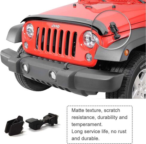 طقم قفل غطاء محرك السيارة TJ متوافق مع ملحقات 1997-2006 Jeep Wrangler TJ 55176636AD، 68038118AA TJ Latches Catch Set in Kuwait