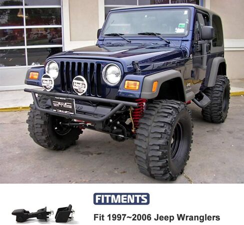 طقم قفل غطاء محرك السيارة TJ متوافق مع ملحقات 1997-2006 Jeep Wrangler TJ 55176636AD، 68038118AA TJ Latches Catch Set in Kuwait
