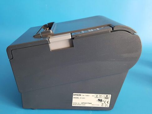 Epson TM-T88IV Model M129H - Dark Gray POS Thermal Receipt Printer USB Port with Epson PS-180 Power Supply & 3 Rolls of Receipt Paper - (Renewed) in Saudi Arabia