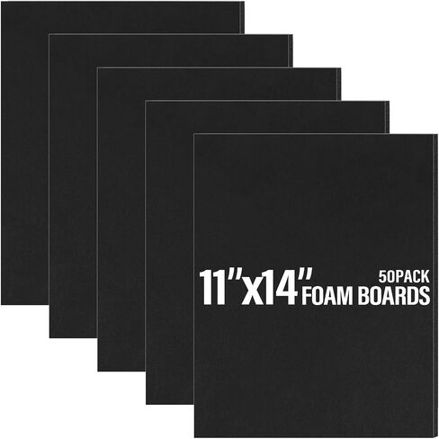 Golden State Art, Pack of 50, Foam Core Backing Boards (1/8" Thick, 5x7 White) in Saudi Arabia