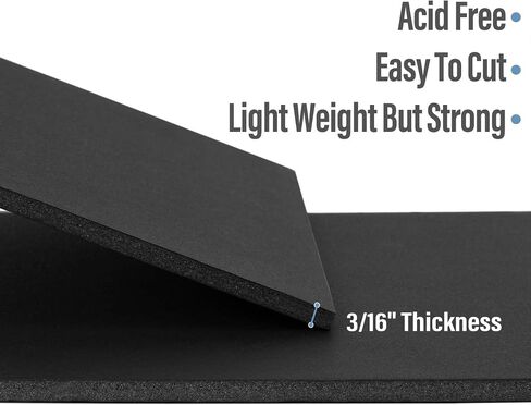 Golden State Art, Pack of 50, Foam Core Backing Boards (1/8" Thick, 5x7 White) in Saudi Arabia