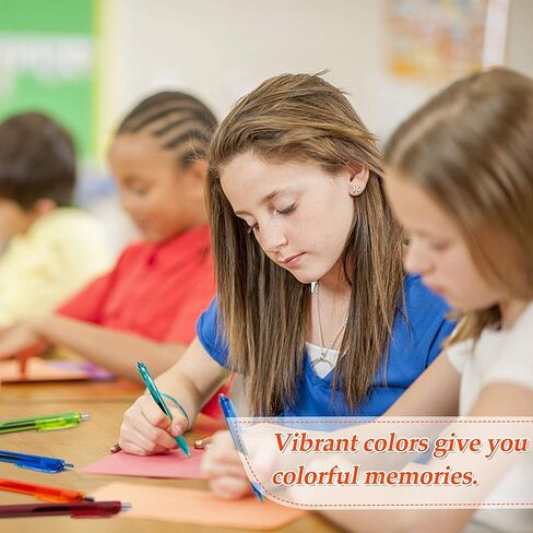 Smart Color Art 40 Pack Set, 20 Colored Gel Pens With 20 Matched Refills, Medium Point Retractable Gel Ink Pens With Comfortable Grip, Great for Journal Notebook Planner in School Office in Kuwait