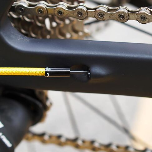 Chooee Bike Brake Cable Kit for Road Bike,Bicycle Brake Cable Housing Coated Braided & Teflon Inner line for Road Bicycle（Black/Gold/Silver/Titanium Silver） in Saudi Arabia