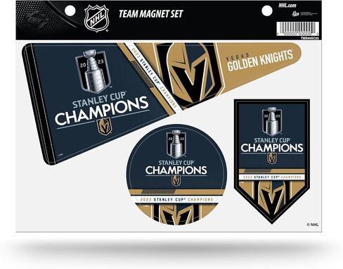 مجموعة مغناطيس فريق أبطال كأس هوكي ستانلي NHL من Rico Industries مقاس 8.5 بوصة × 11 بوصة - ديكور منزلي - ثلاجة، مكتب، مطبخ in Kuwait