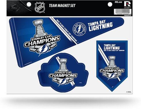 مجموعة مغناطيس فريق أبطال كأس هوكي ستانلي NHL من Rico Industries مقاس 8.5 بوصة × 11 بوصة - ديكور منزلي - ثلاجة، مكتب، مطبخ in Kuwait