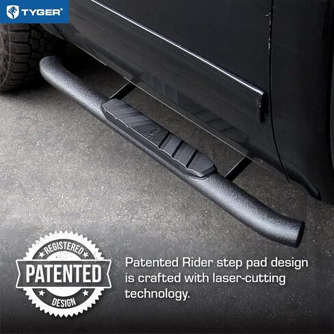 لوحات تشغيل Tyger Auto مقاس 3.5 بوصة متوافقة مع 2007-2018 Chevy Silverado GMC Sierra 1500؛ 2007-2019 2500 3500HD؛ 2019 LD/Limited | Reg Cab | TG-SS2C35298 | قضبان نيرف ذات خطوة جانبية in Kuwait