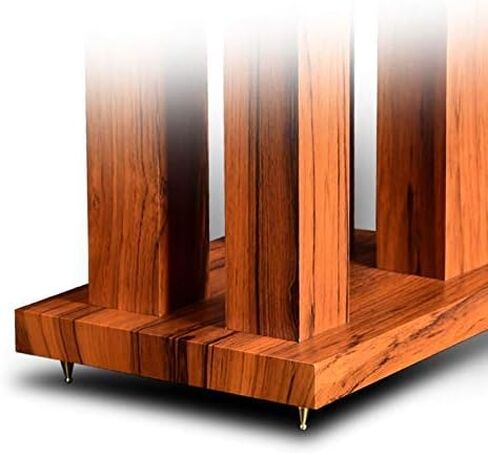 M5 Speaker Stands HiFi Audio MDF Loudspeaker Racks 24 inch Supports 150 Lbs for Bookshelf Speakers Pair (PVC Wood Finish) in Saudi Arabia