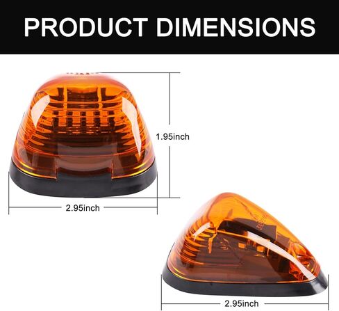 5 قطع من مصابيح علامة كابينة الشاحنة الكهرمانية البديلة لـ 1996-2016 f150 f250 f350 f450 f550 e150 e250 e350 e450 الكابينة العلوية للسقف تشغيل ماركر أضواء التخليص مجموعة المصابيح مع تسخير الأسلاك 264142am in Kuwait