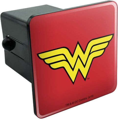 GRAPHICS & MORE Wonder Woman Classic Logo Tow Trailer Hitch Cover Plug Insert in Saudi Arabia