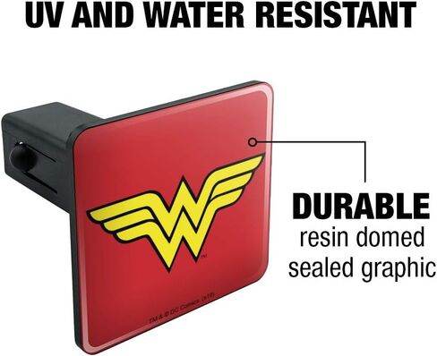 GRAPHICS & MORE Wonder Woman Classic Logo Tow Trailer Hitch Cover Plug Insert in Saudi Arabia