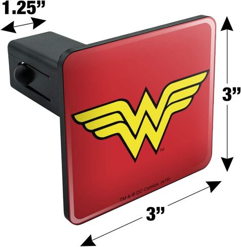 غطاء وصلة وصلة مقطورة للسحب بشعار كلاسيكي من Wonder Woman in Kuwait