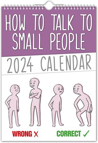 كيفية التحدث مع الأشخاص الصغار - تقويم الحائط لعام 2024 in Kuwait