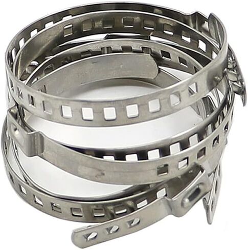 الفولاذ المقاوم للصدأ العالمي قابل للتعديل المحور السيرة الذاتية المشتركة التمهيد تجعيد المشبك عدة، 10 قطعة رمح العالمي السيرة الذاتية التمهيد المشابك (5 قطعة صغيرة + 5 قطعة كبيرة) in Kuwait