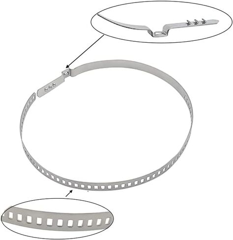 الفولاذ المقاوم للصدأ العالمي قابل للتعديل المحور السيرة الذاتية المشتركة التمهيد تجعيد المشبك عدة، 10 قطعة رمح العالمي السيرة الذاتية التمهيد المشابك (5 قطعة صغيرة + 5 قطعة كبيرة) in Kuwait