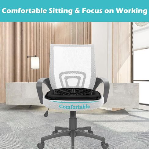 Big Ant Car Seat Cushion, Comfort Memory Foam Driver Seat Cushion Improve Driving View, Sciatica and Lower Back Pain Relief, Seat Cushions for Car Seat Driver, Office Chair, Wheelchair - Black in Kuwait