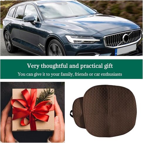 2 PCS Car Seat Covers Cushion Pad, Breathable Anti-Slip Auto Front Seat Protector Mat with Storage Pocket, Comfortable Front Seat Cushion Cover for Automotive and Office （Black） in Kuwait