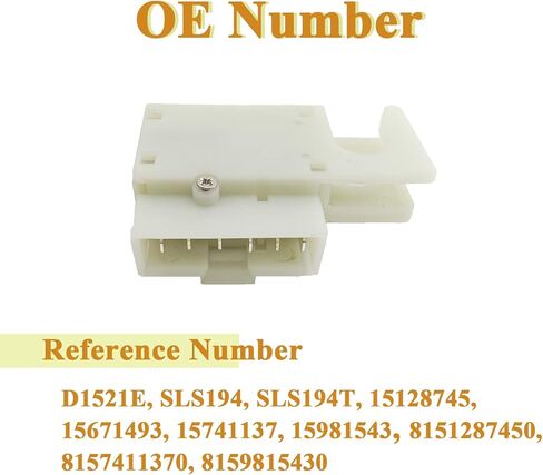 مفتاح ضوء الفرامل 6Pin متوافق مع جي إم سي جيمي سفاري سونوما، D1521E استبدال مفتاح إيقاف الضوء لسيارة شيفروليه أسترو بليزر P30 S10 بيك اب SLS194 15741137 15128745 8151287450 in Kuwait