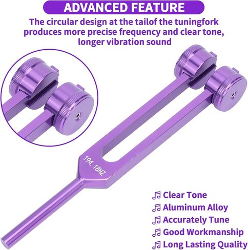 مجموعة شوكة ضبط الشاكرا للشفاء، 7 شقرا+1 شوكة ضبط سولفيجيو مرجحة للأغراض الروحية مع صندوق هدايا خشبي أنيق لليوجا والتأمل (126.22 هرتز، 136.1 هرتز، 141.27 هرتز، 172.06 هرتز، إلخ) in Kuwait