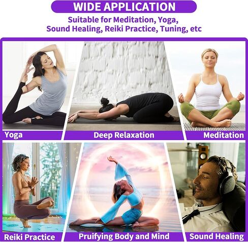 مجموعة شوكة ضبط الشاكرا للشفاء، 7 شقرا+1 شوكة ضبط سولفيجيو مرجحة للأغراض الروحية مع صندوق هدايا خشبي أنيق لليوجا والتأمل (126.22 هرتز، 136.1 هرتز، 141.27 هرتز، 172.06 هرتز، إلخ) in Kuwait