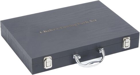 مجموعة شوكة ضبط الشاكرا للشفاء، 7 شقرا+1 شوكة ضبط سولفيجيو مرجحة للأغراض الروحية مع صندوق هدايا خشبي أنيق لليوجا والتأمل (126.22 هرتز، 136.1 هرتز، 141.27 هرتز، 172.06 هرتز، إلخ) in Kuwait