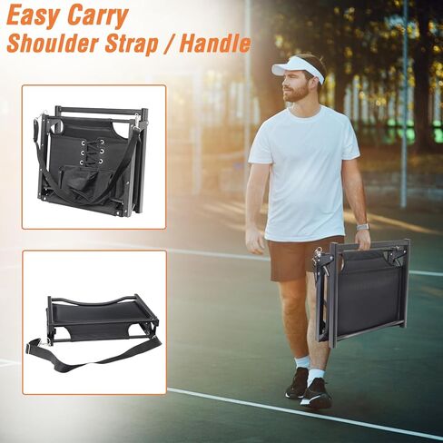 Stadium Seats for Bleachers with Back Support, Bleacher Seats with Backs and Cushion Wide, Portable Folding Padded Comfort Stadium Chair with Shoulder Strap,Perfect for Sports Events (1 Year Warrant) in Saudi Arabia