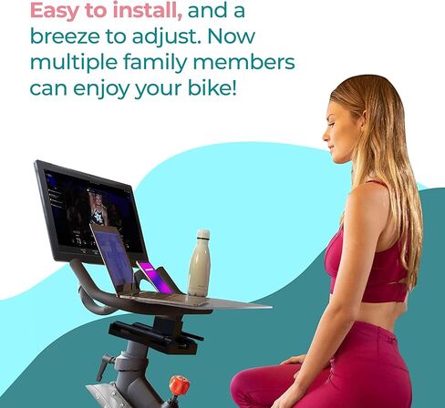 أداة ضبط المقود متوافقة مع دراجة Peloton - ركوب بوضعية أفضل - لا مزيد من آلام الظهر والرقبة والكتف - موسع المقود متوافق مع Peloton Regular (ليس Plus) in Kuwait