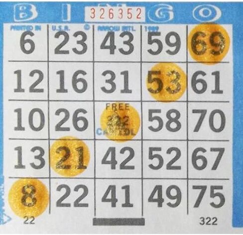 3oz Ink Orange Bingo Dauber in Saudi Arabia
