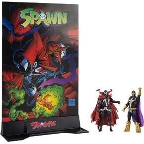 McFarlane Toys - Spawn Page Punchers 2pk Spawn and Anti-Spawn 3in Action Figures with Comic