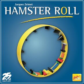 Hamster Roll, Most Unique Dexterity Game, Place Wooden Blocks in a Rotating Wheel - 25th Century Games