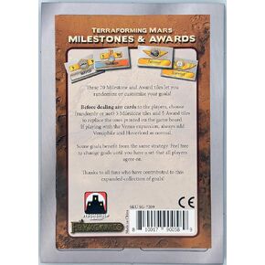 Stronghold Games Terraforming Mars Milestones and Awards - Strategy Board Game - for 1 to 5 Players and Ages 12+