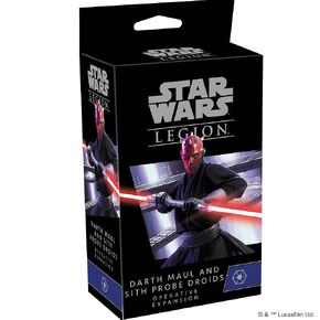 Star Wars: Legion Darth Maul & Sith Probe Droid Operative Expansion - Tabletop Miniatures Game, Strategy Game for Kids and Adults, Ages 14+, 2 Players, 3 Hour Playtime, Made by Atomic Mass Games
