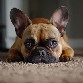 Generic French Bulldog Resting on Carpet 5D Diamond Art Painting for Adults Full Drill Round Diamond Paint by Number Kits for Beginners Gems Cross Stitch for Wall Decor 13.8x13.8inch(5)