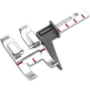 ZIGZAGSTORM 820677096 Snap On Adjustable Guide Presser Foot for Pfaff Group C,D,E,F,G,J,K IDT System Sewing Machine 820677096