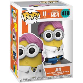 Funko POP! Rocks: Minions X BTS - Jin - BTS + Minions - Collectable Vinyl Figure - Gift Idea - Official Merchandise - for Kids & Adults - Movies, Music Fans - Model Figure for Collectors and Display