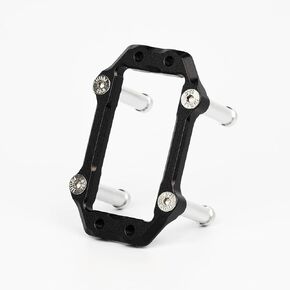 Aluminum Servo Mount Steering for Arrma 1/8 Kraton/Notorious/Outcast/Talion/Typhon 1/7 Fireteam 6S BLX Aluminum RC Upgrade Set Part, Replacement of Alloy Hops Up Parts #ARA320574#AR320430