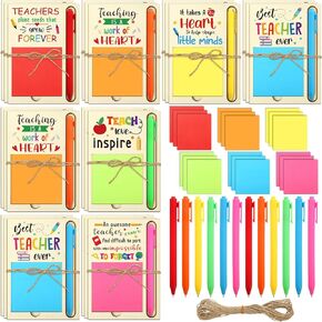 54 PCS PRECTER TEARNERSTRIATION SET WOODEN NOTE HOLDER CHESS تتضمن 18 جهاز كمبيوتر الشخصي كل عام من قلم نقاط الحبر الخشبية وحامل الملاحظات الملون ، شكرًا لك على التخرج إلى المدرسة.