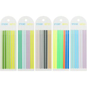 علامات علامات فهرس لزجة طويلة ، 800pcs الشريط الشفافة الشفافة تمييز الملاحظات الملونة لزجاء لزجة لشرح الكتب الجمالية in Kuwait