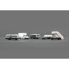 GeminiJets Airport Service Vehicles Set of 5 Pieces Gemini 200" Series Diecast Models