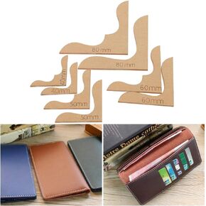 8 مساءً قالب أكريليك جلدي ، قالب زاوية محفظة أكريليك. in Kuwait