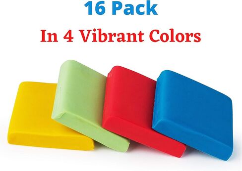 Mr. Pen- Kneaded Eraser, 4 Pack, Colorful, Kneaded Erasers for Artists, Art Eraser, Kneadable Erasers, Moldable Eraser, Art Erasers for Drawing, Artist Eraser, Drawing Erasers, Art Gum Eraser in Saudi Arabia