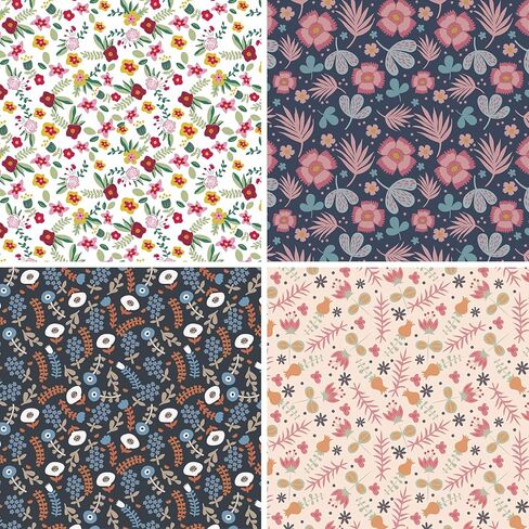 24 ورقة ورقة سجل القصاصات ، 6 "× 6" بوصة ورقة سجل القصاصات ، 160GSM ، 12 تصميمات ورقة زخرفية لصنع البطاقات ديكور ألبوم الصور (المعالج-أ) in Kuwait