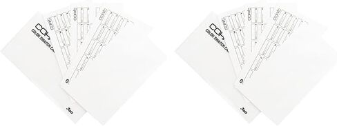 بطاقات نوتش لون Copic ، أبيض (11614001) 4.3x8.1 بوصة in Saudi Arabia