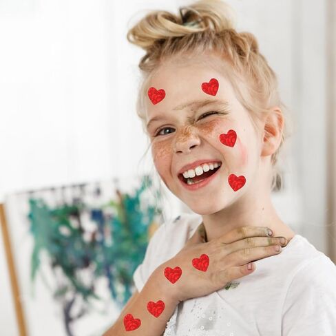 1200 Pcs Gold Heart Stickers, Small Holographic Stickers for Student Reward 0.5in Small Sparkly Sticker Self-Adhesive Labels for Envelope Decor Greeting Cards Invitation Sealing Gift Wrapp(Gold) in Kuwait