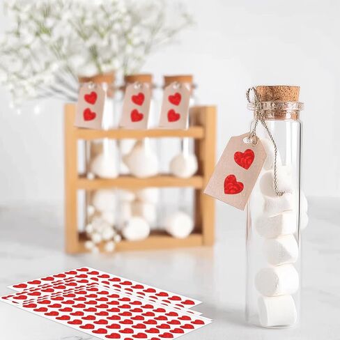 1200 Pcs Gold Heart Stickers, Small Holographic Stickers for Student Reward 0.5in Small Sparkly Sticker Self-Adhesive Labels for Envelope Decor Greeting Cards Invitation Sealing Gift Wrapp(Gold) in Kuwait