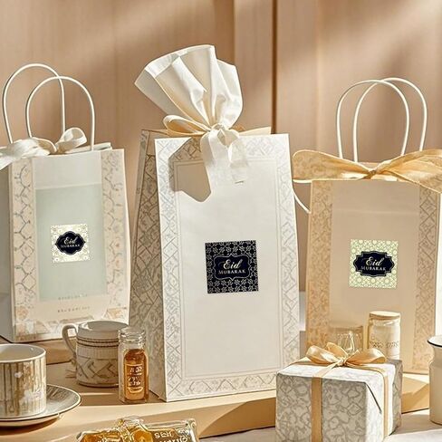 500 PCS ملصقات عيد مبارك ملصقات رمضان شارات الإسلامية العطلات الإسلامية للأظرف ترفج الحزب الإسلامي زخرفة الحزب الإسلامي in Saudi Arabia