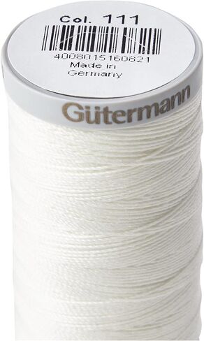Gütermann Extra-Strong Thread, 5.5 x 2.7 x 2.7 cm, Bridal White 0111, 100 Meter in Saudi Arabia