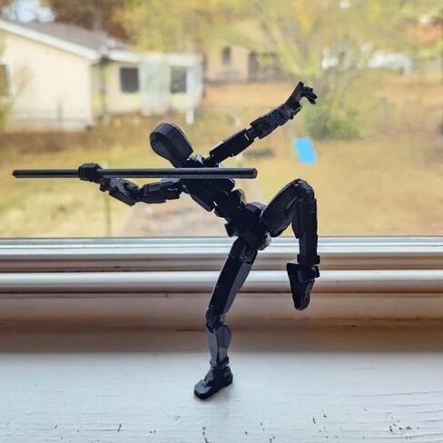 7pcs Lucky 13 Action Acture - (Assembly excess) Titan 13 Action Figure ، T13 Action Figure 3D Printed Mult -cointed Movelations ، Desktop Decorations for Action For Lovers (7pcs) in Saudi Arabia