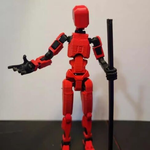 7pcs Lucky 13 Action Acture - (Assembly excess) Titan 13 Action Figure ، T13 Action Figure 3D Printed Mult -cointed Movelations ، Desktop Decorations for Action For Lovers (7pcs) in Saudi Arabia