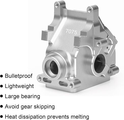 Aluminum Gearbox Case Set HD for 6S ARRMA 1/8 Kraton/Notorious/Outcast/Talion/Typhon 1/7 Mojave/Felony/Infraction/Fireteam BLX RC Diffrencial Gearbox Housing Box Replace AR310854 in Kuwait